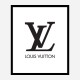 LV Logo Black & White Wall Art LV Logo Black & White Wall Art