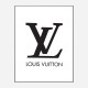 LV Logo Black & White Wall Art LV Logo Black & White Wall Art