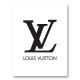 LV Logo Black & White Wall Art LV Logo Black & White Wall Art