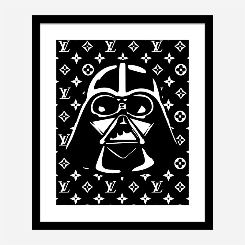 Darth Vader LV Black Wall Art Darth Vader LV Black Wall Art