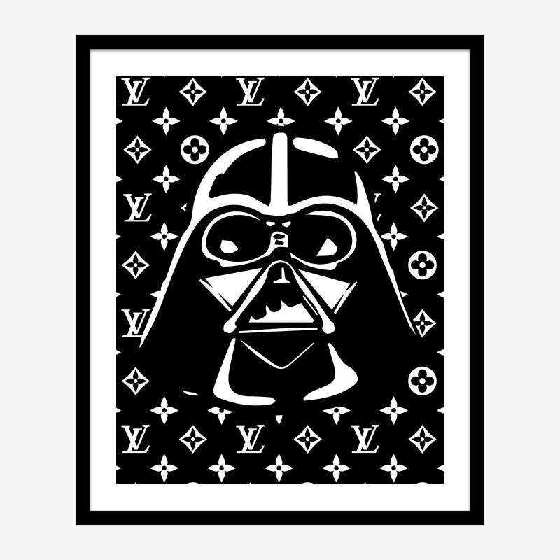 Darth Vader LV Black Wall Art Darth Vader LV Black Wall Art