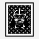 Darth Vader LV Black Wall Art