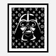 Darth Vader LV Black Wall Art Darth Vader LV Black Wall Art