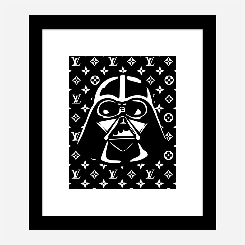 Darth Vader LV Black Wall Art