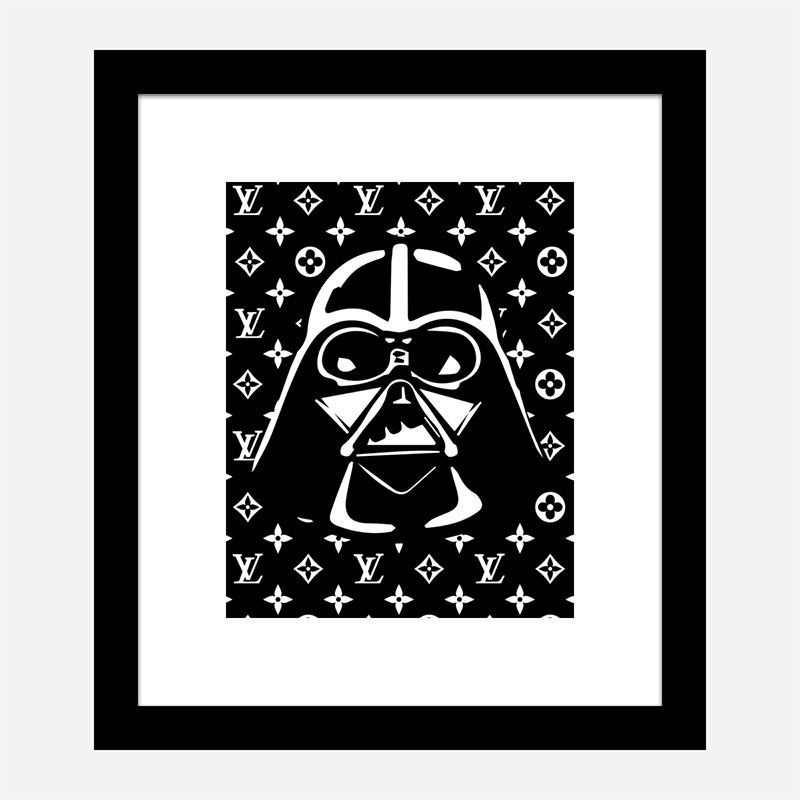 Darth Vader LV Black Wall Art Darth Vader LV Black Wall Art