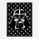Darth Vader LV Black Wall Art Darth Vader LV Black Wall Art
