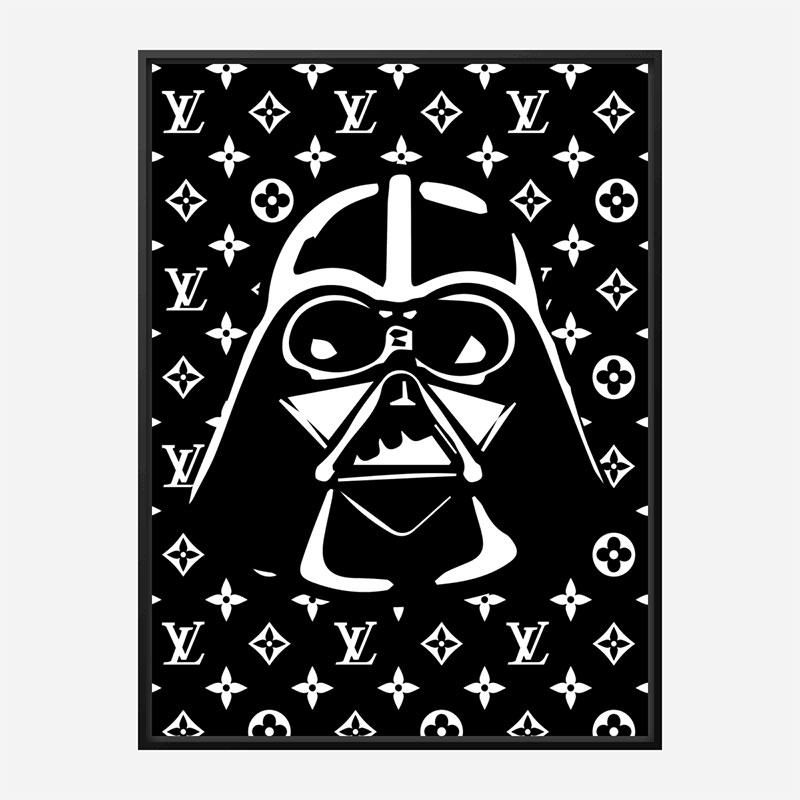 Darth Vader LV Black Wall Art Darth Vader LV Black Wall Art