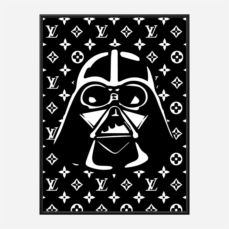 Darth Vader LV Black Wall Art Darth Vader LV Black Wall Art
