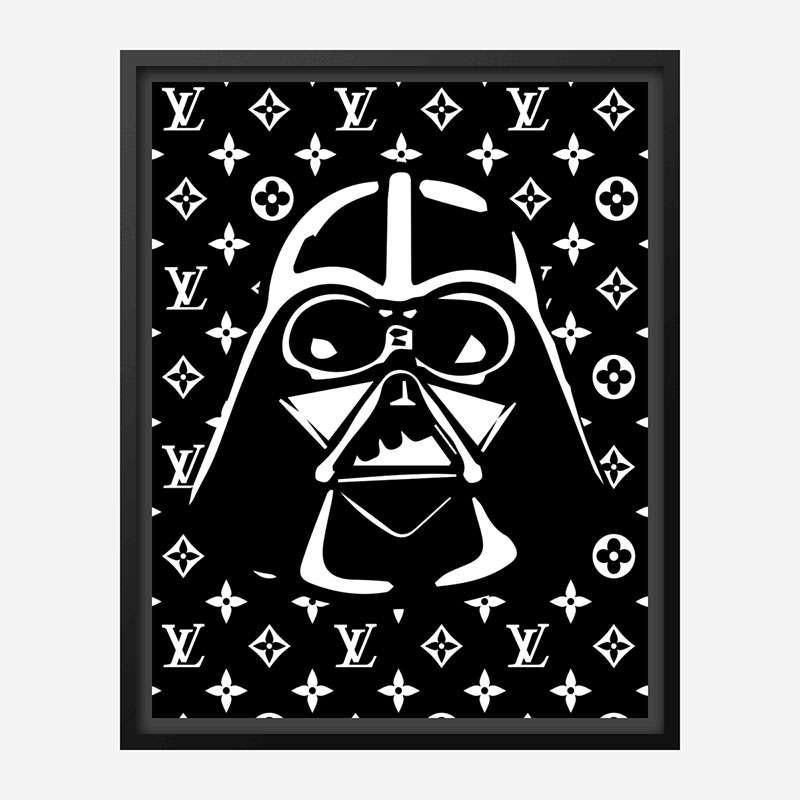 Darth Vader LV Black Wall Art Darth Vader LV Black Wall Art
