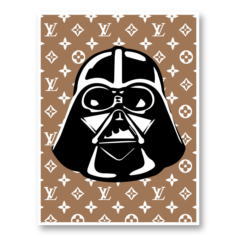 Darth Vader LV Brown Wall Art Darth Vader LV Brown Wall Art