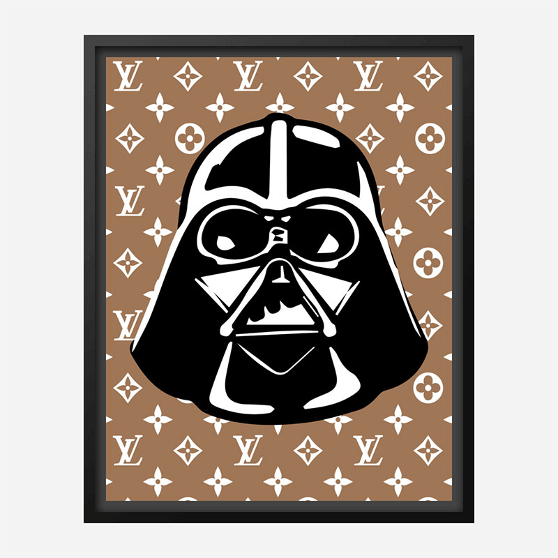 Darth Vader LV Brown Wall Art Darth Vader LV Brown Wall Art