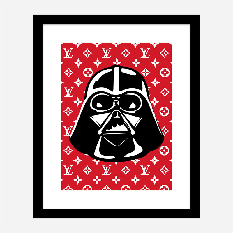 Darth Vader LV Red Wall Art