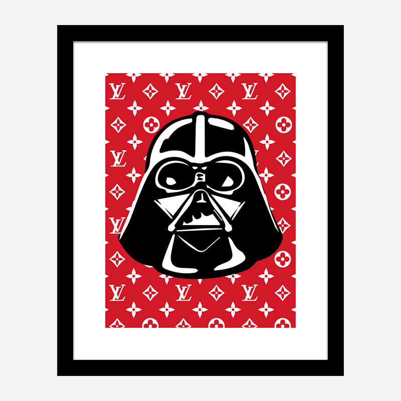 Darth Vader LV Red Wall Art Darth Vader LV Red Wall Art