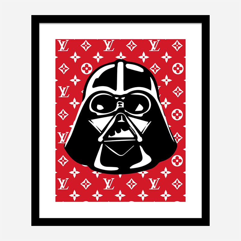 Darth Vader LV Red Wall Art Darth Vader LV Red Wall Art