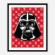 Darth Vader LV Red Wall Art Darth Vader LV Red Wall Art