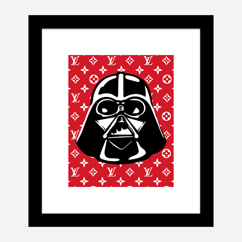 Darth Vader LV Red Wall Art