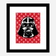 Darth Vader LV Red Wall Art Darth Vader LV Red Wall Art
