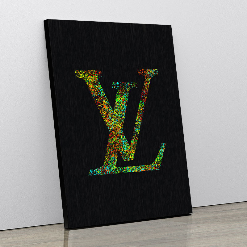 LV Color Explosion Art Print LV Color Explosion Art Print