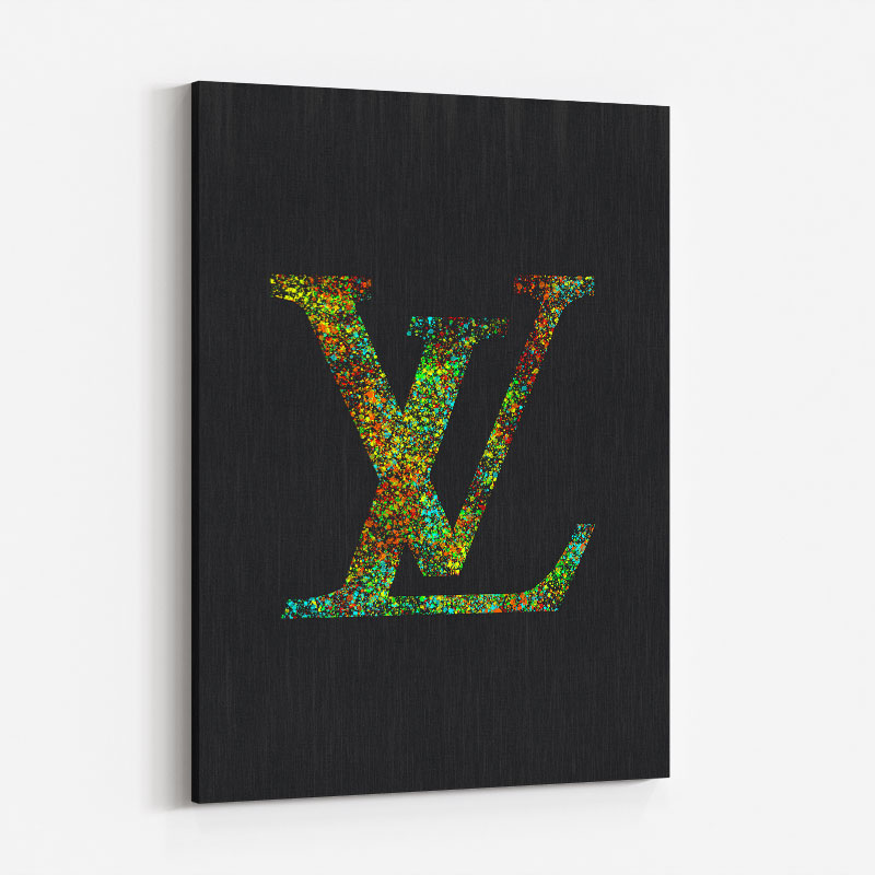 LV Color Explosion Art Print LV Color Explosion Art Print