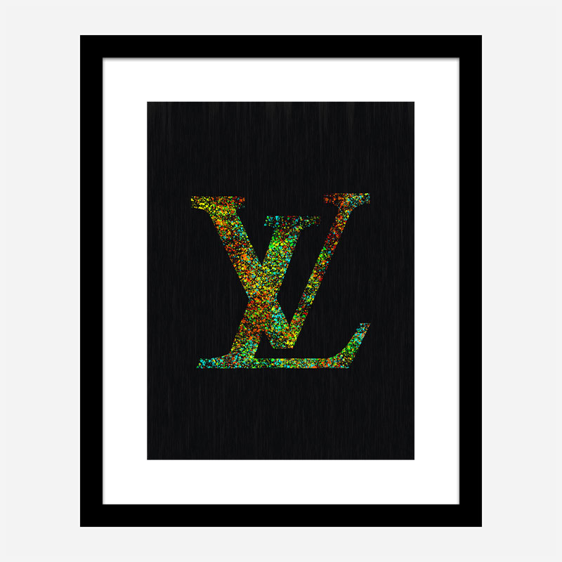 LV Color Explosion Art Print LV Color Explosion Art Print