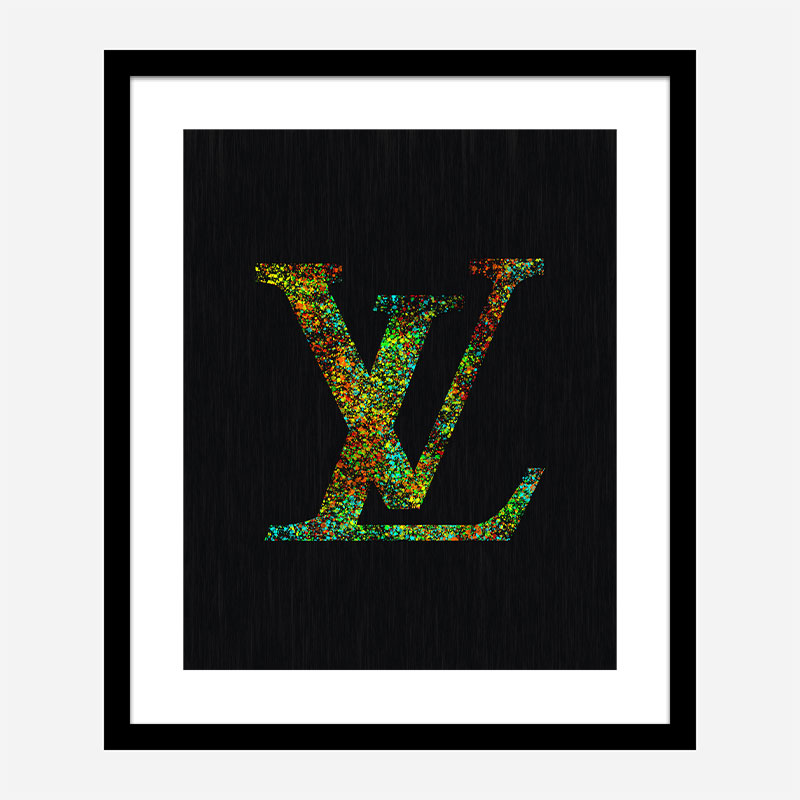 LV Color Explosion Art Print