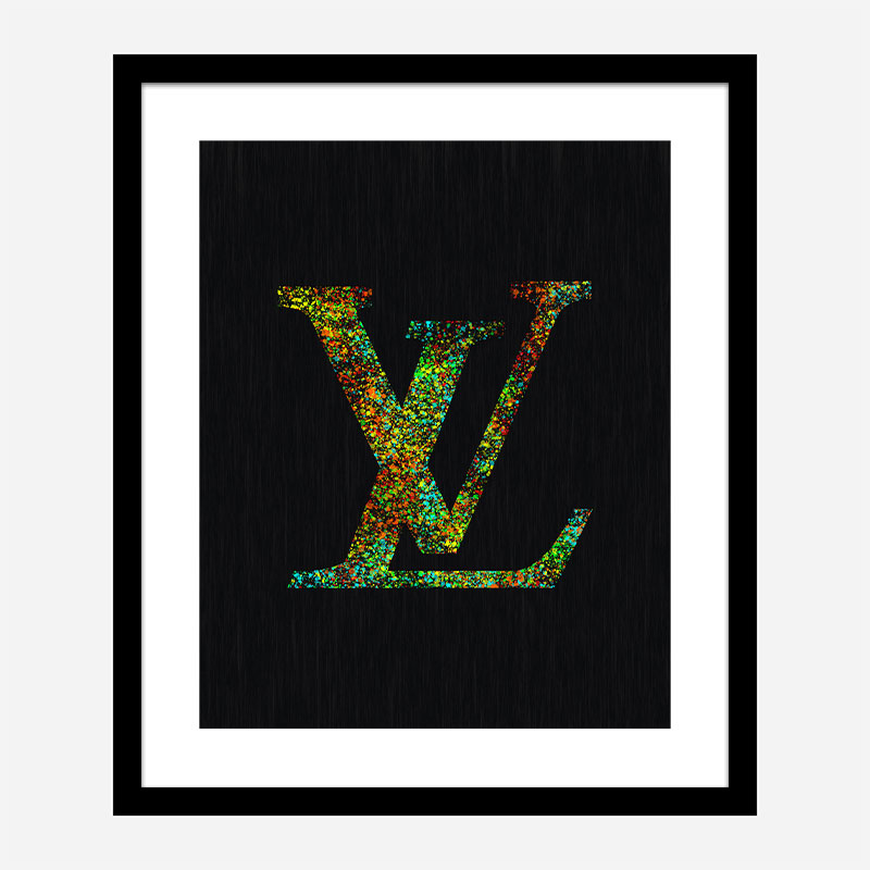 LV Color Explosion Art Print LV Color Explosion Art Print