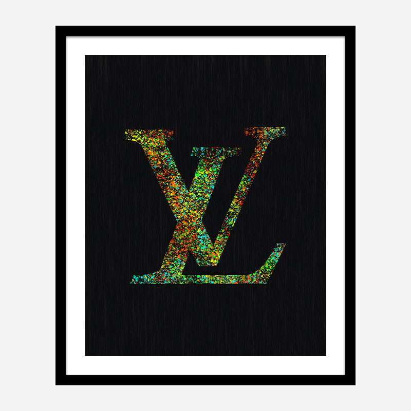 LV Color Explosion Art Print LV Color Explosion Art Print