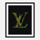 LV Color Explosion Art Print LV Color Explosion Art Print