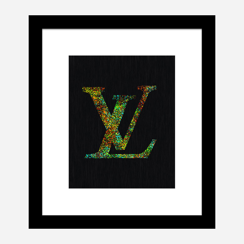 LV Color Explosion Art Print LV Color Explosion Art Print