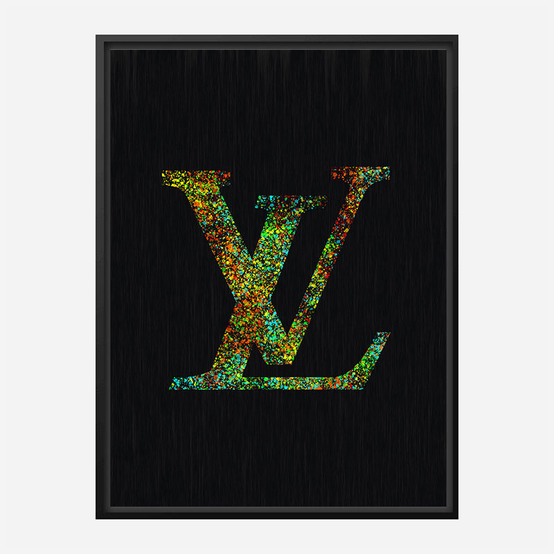 LV Color Explosion Art Print LV Color Explosion Art Print