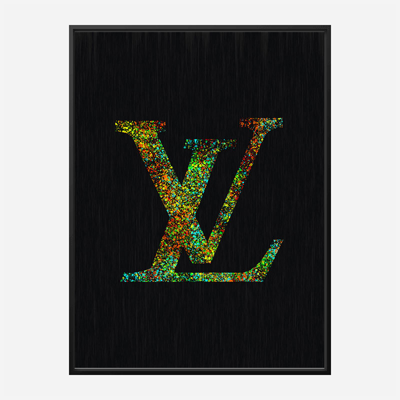 LV Color Explosion Art Print LV Color Explosion Art Print