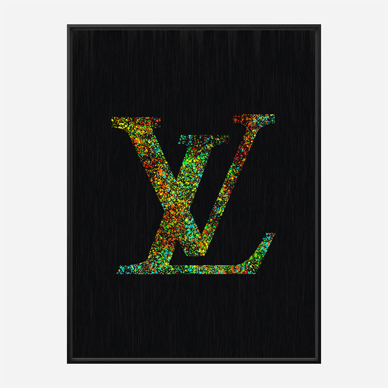 LV Color Explosion Art Print LV Color Explosion Art Print