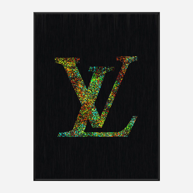 LV Color Explosion Art Print LV Color Explosion Art Print