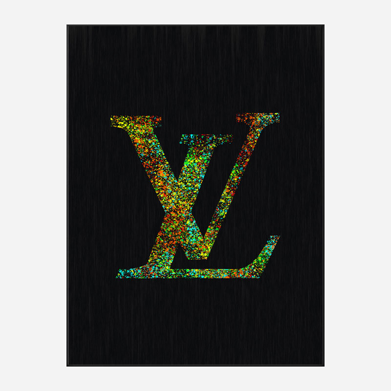 LV Color Explosion Art Print LV Color Explosion Art Print