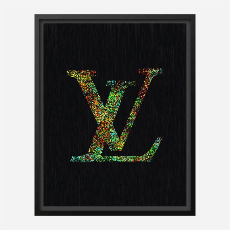 LV Color Explosion Art Print LV Color Explosion Art Print