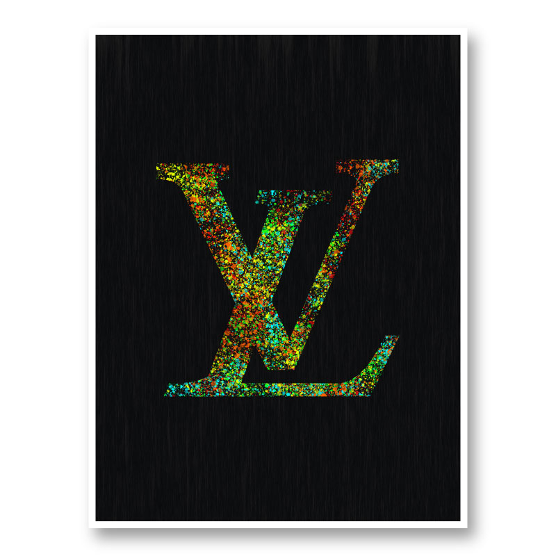 LV Color Explosion Art Print LV Color Explosion Art Print