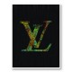 LV Color Explosion Art Print LV Color Explosion Art Print