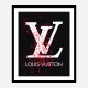 LV Red Splatter Art Print LV Red Splatter Art Print
