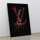 LV Dripping Logo Paint Splatter Art Print LV Dripping Logo Paint Splatter Art Print