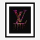 LV Dripping Logo Paint Splatter Art Print LV Dripping Logo Paint Splatter Art Print