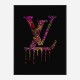 LV Dripping Logo Paint Splatter Art Print LV Dripping Logo Paint Splatter Art Print
