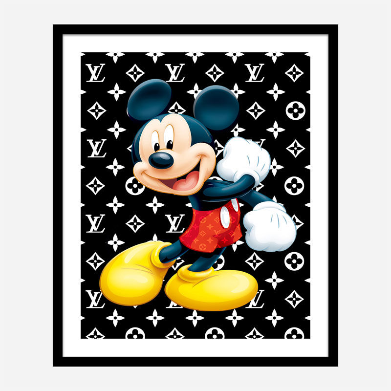 LV Mickey Art Print LV Mickey Art Print