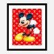LV Mickey Red Art Print LV Mickey Red Art Print