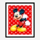 LV Mickey Red Art Print LV Mickey Red Art Print