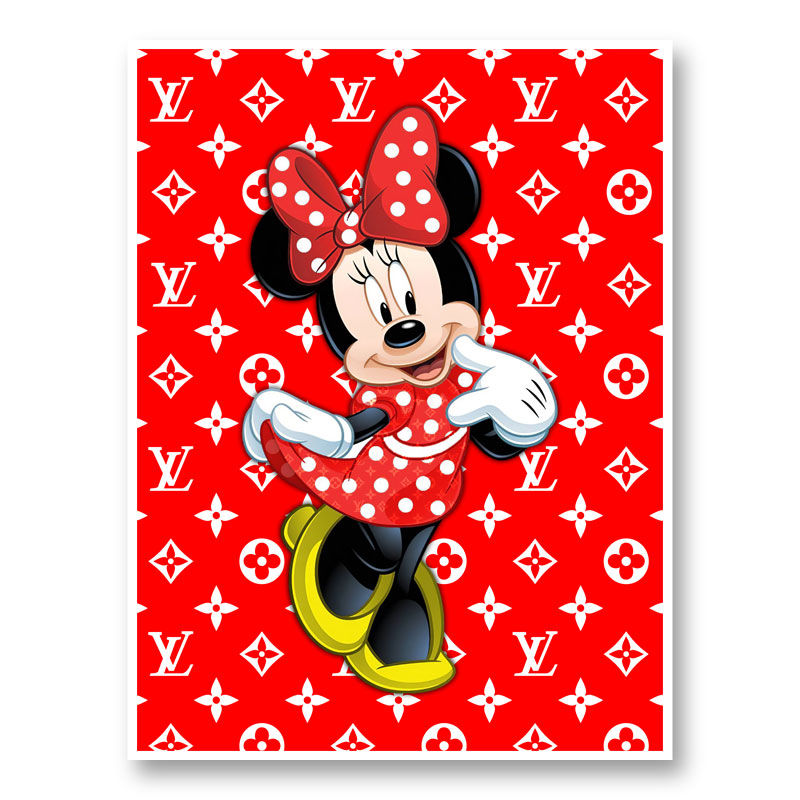 LV Minnie Red Art Print LV Minnie Red Art Print