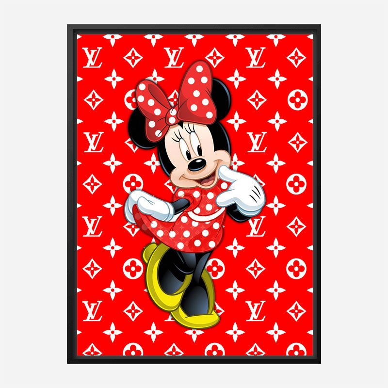 LV Minnie Red Art Print LV Minnie Red Art Print