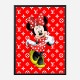LV Minnie Red Art Print LV Minnie Red Art Print