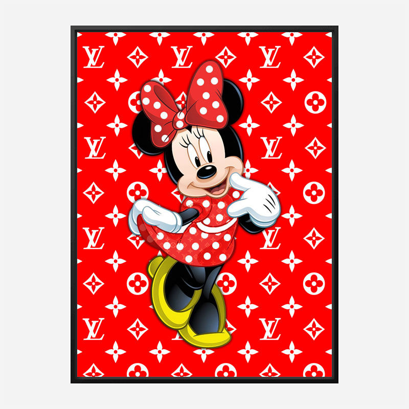 Minnie Mouse x Louis Vuitton Drawing by Yuvraj Singh