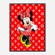 LV Minnie Red Art Print LV Minnie Red Art Print