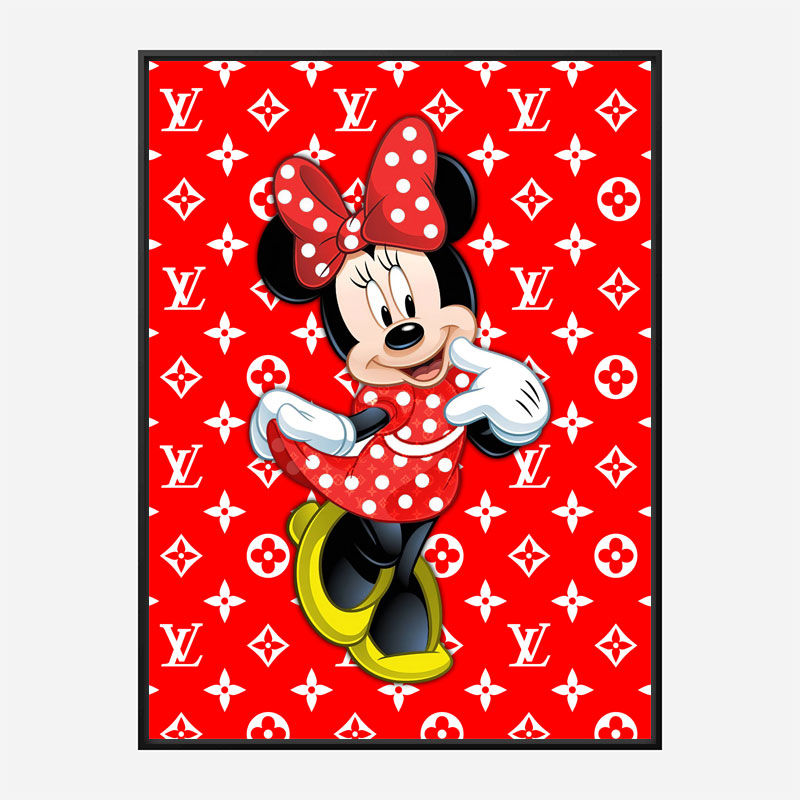 LV Minnie Red Art Print LV Minnie Red Art Print